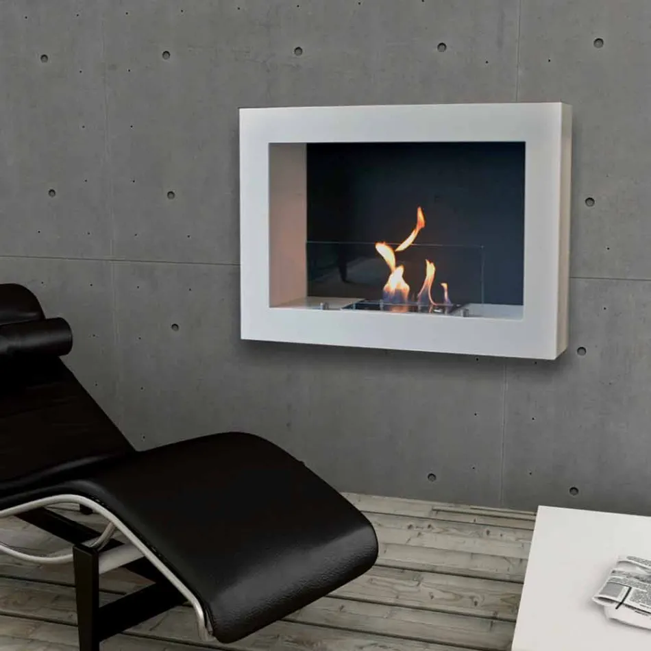 Biocamino mur Design moderne Blake Viadurini