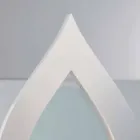 Biocamino de bioéthanol terre, design moderne flamme dans la forme Todd Viadurini