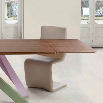 Bonaldo Big Table table de placage de bois extensible fabriqué en Italie