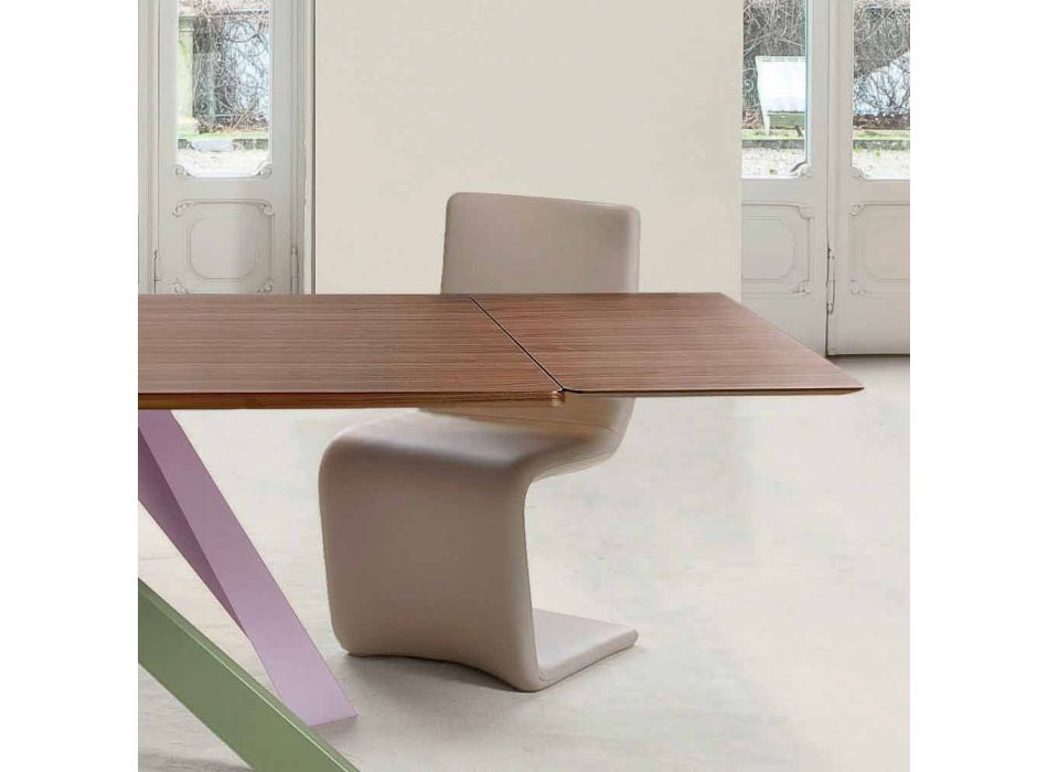 Bonaldo Big Table table de placage de bois extensible fabriqué en Italie
