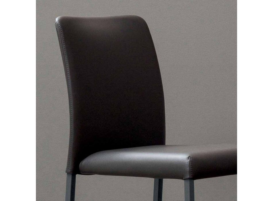 Chaise design Bonaldo Deli avec assise rembourrée fabriquée en Italie Viadurini