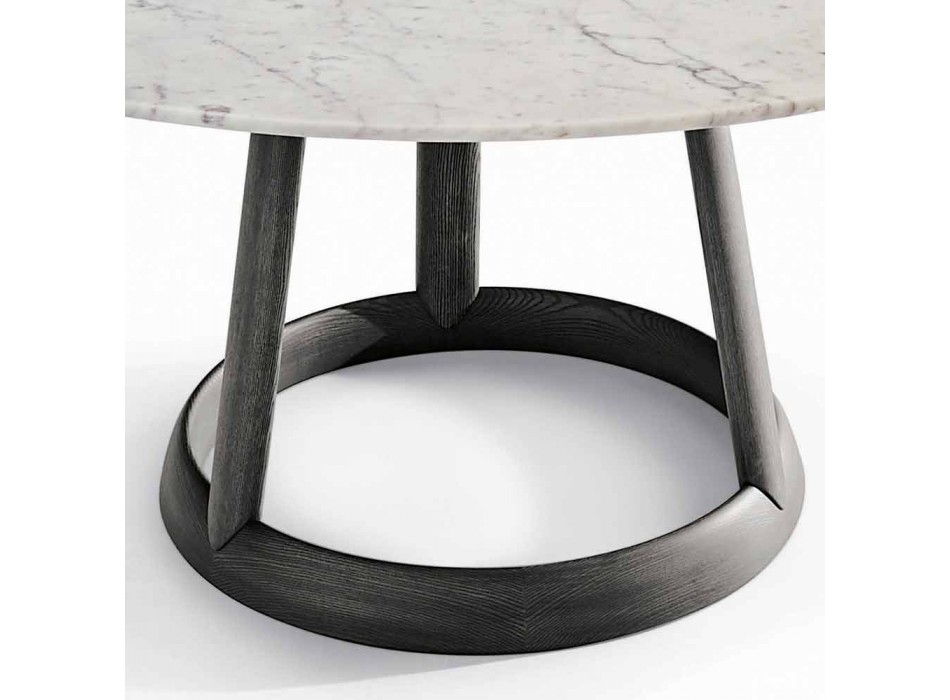 Bonaldo Greeny design de table ronde Carrara marbre fabriqué en Italie