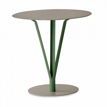 Table design Bonaldo Kadou en acier peint D50cm fabriqué en Italie