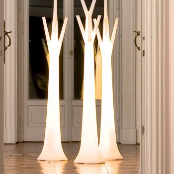 Cintre arbre Bonaldo avec lumière en polyéthylène fabriqué en Italie