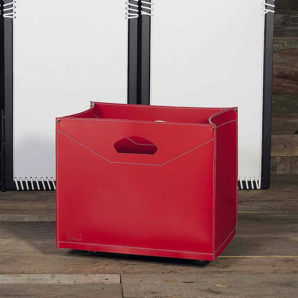 Sac en bois 100% Made in Italy en cuir Innovo Viadurini