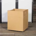 Sac à bois de chauffage en cuir neutre 100% fabriqué en Italie Viadurini