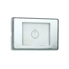 Pomme de douche moderne Bossini Dream en finition chromée avec lumières LED et quatre fonctions Viadurini