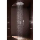 Bossini Douche Lumières tête avec Led Oki Flat Ø370mm Viadurini