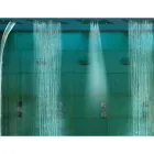 Bossini Pomme de douche de plafond chromée à deux jets avec chromothérapie Dream Viadurini