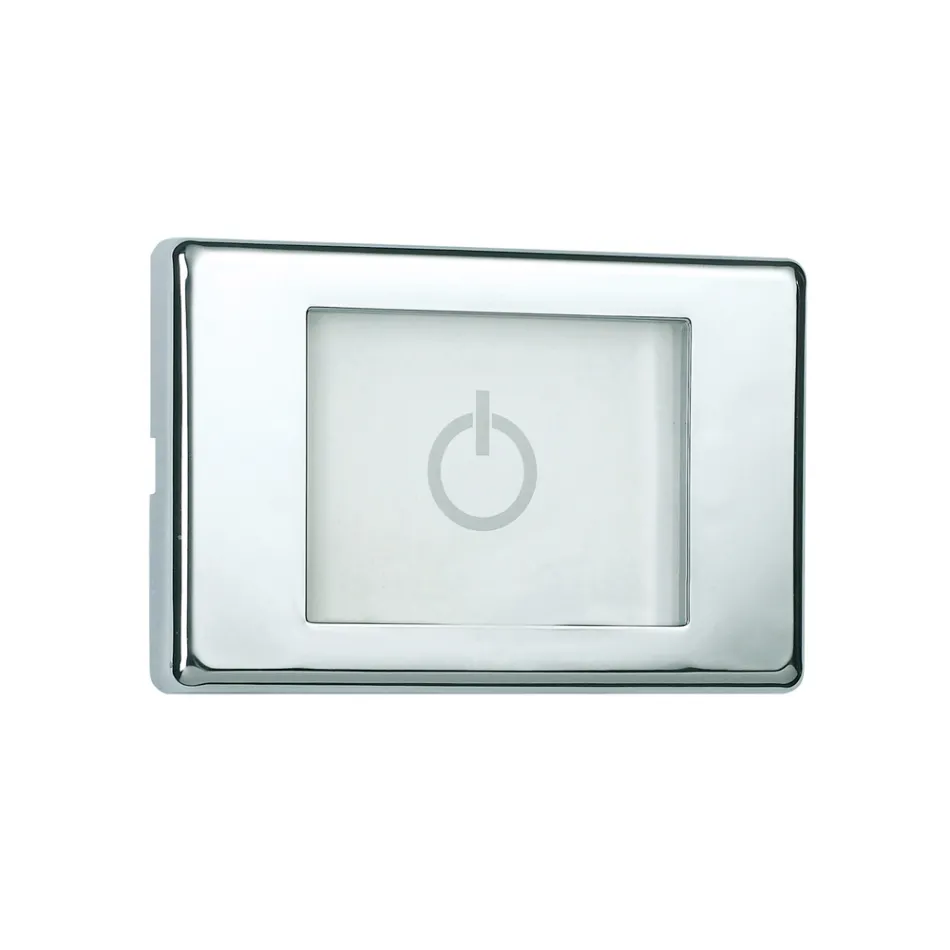 Bossini Pomme de douche de plafond chromée à deux jets avec chromothérapie Dream Viadurini