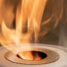 Brûleur circulaire en acier satiné pour foyer au bioéthanol - Griff12 Viadurini