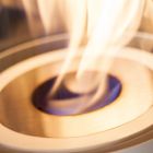 Brûleur circulaire en acier satiné pour foyer au bioéthanol - Griff12 Viadurini