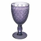 Gobelet à vin ou à eau en verre coloré ou transparent avec décorations, 12 pièces - Rocca Viadurini
