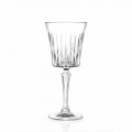 Conception de verres à vin et à cocktail de luxe en cristal écologique 12 pièces - Senzatempo