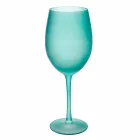 Verres à Vin Colorés en Verre Givré Effet Glace, 12 Pièces - Automne Viadurini