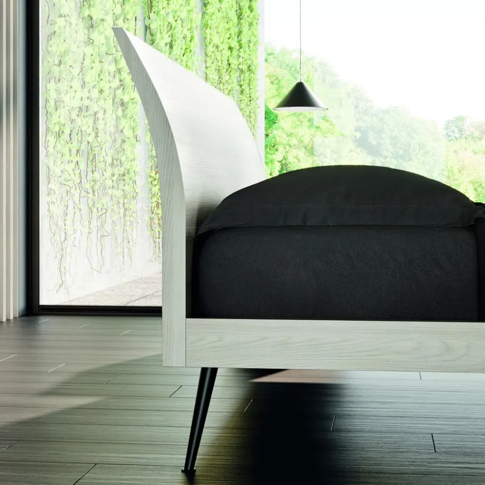 Chambre complète avec 4 éléments de design moderne Made in Italy - Majorque Viadurini