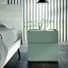 Chambre complète avec 4 éléments de design moderne Made in Italy - Majorque Viadurini