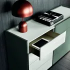 Chambre complète avec 4 éléments de design moderne Made in Italy - Majorque Viadurini