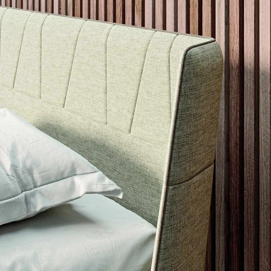 Chambre à coucher avec 4 éléments de style moderne fabriqué en Italie de haute qualité - Minorque Viadurini