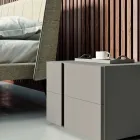 Chambre à coucher avec 4 éléments de style moderne fabriqué en Italie de haute qualité - Minorque Viadurini