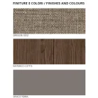 Chambre à coucher avec 4 éléments de style moderne fabriqué en Italie de haute qualité - Minorque Viadurini