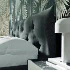 Chambre à coucher de style moderne à 4 éléments fabriquée en Italie - Calimero Viadurini