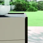 Chambre à coucher de style moderne à 4 éléments fabriquée en Italie - Calimero Viadurini