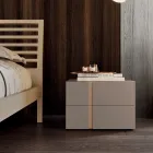 Chambre à coucher de style moderne à 5 éléments fabriquée en Italie de haute qualité - Precious Viadurini