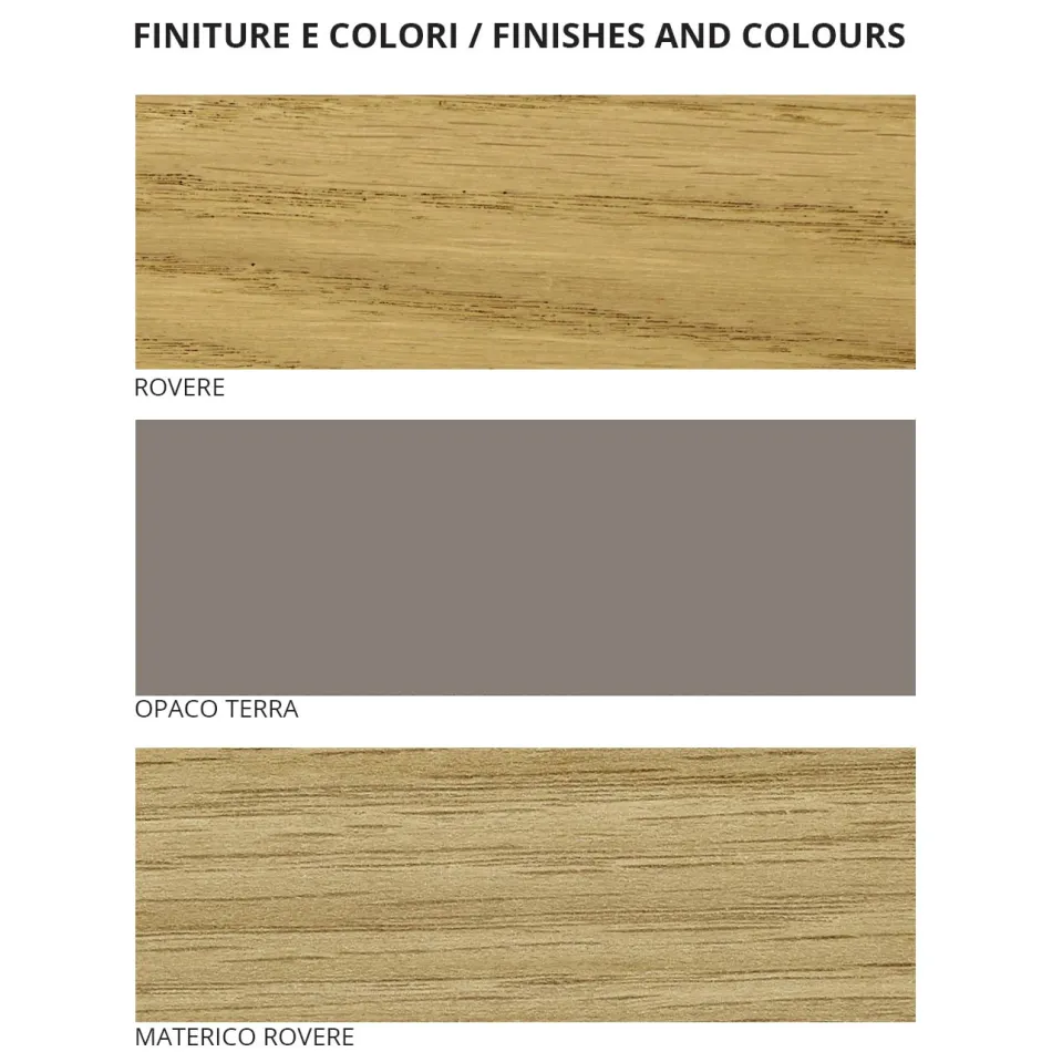 Chambre à coucher de style moderne à 5 éléments fabriquée en Italie de haute qualité - Precious Viadurini