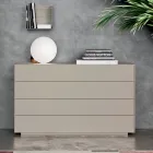 Chambre complète avec 4 éléments Made in Italy de haute qualité - Odema Viadurini