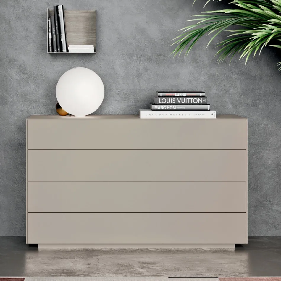 Chambre complète avec 4 éléments Made in Italy de haute qualité - Odema Viadurini