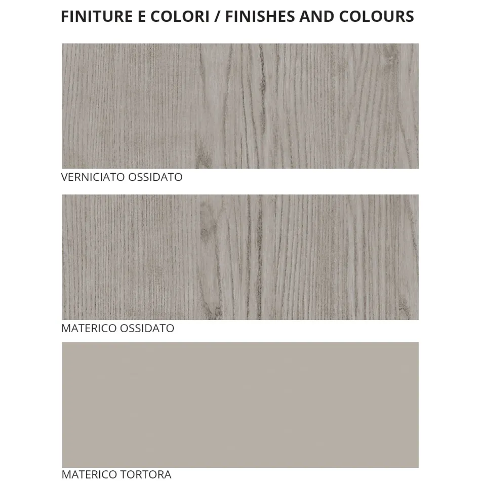 Chambre complète avec 4 éléments Made in Italy de haute qualité - Odema Viadurini