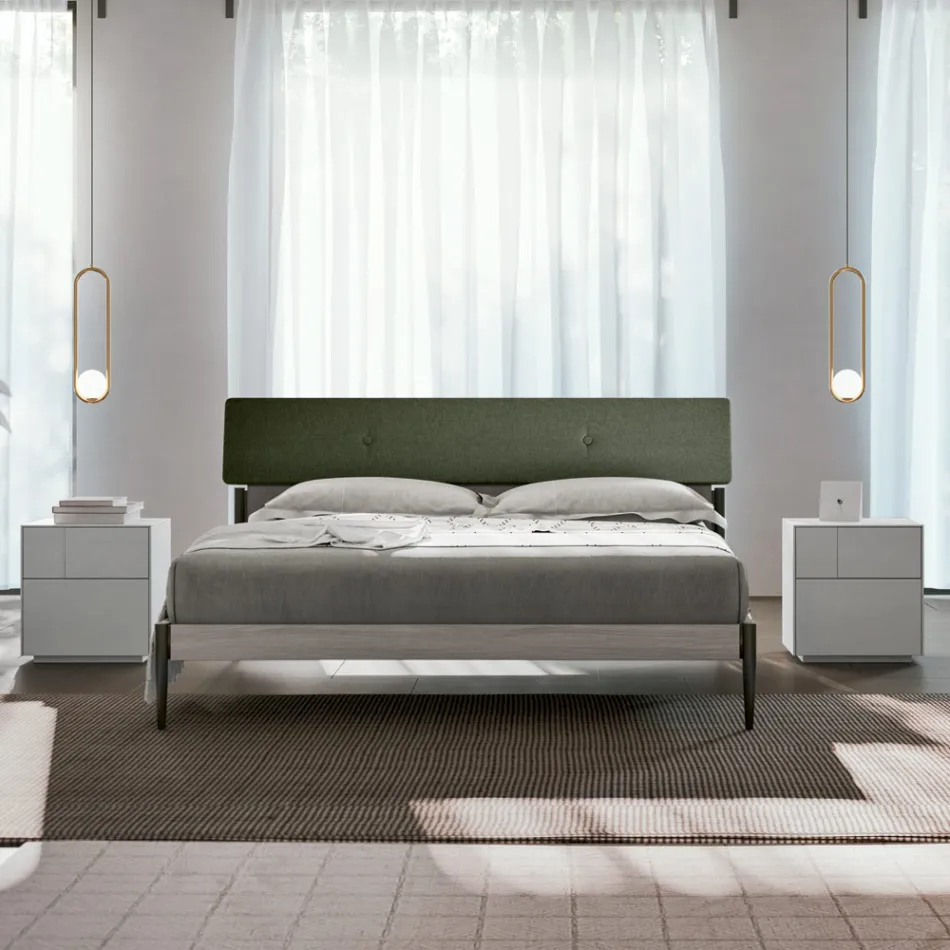Chambre complète avec 4 éléments modernes Made in Italy Precious - Verminia Viadurini