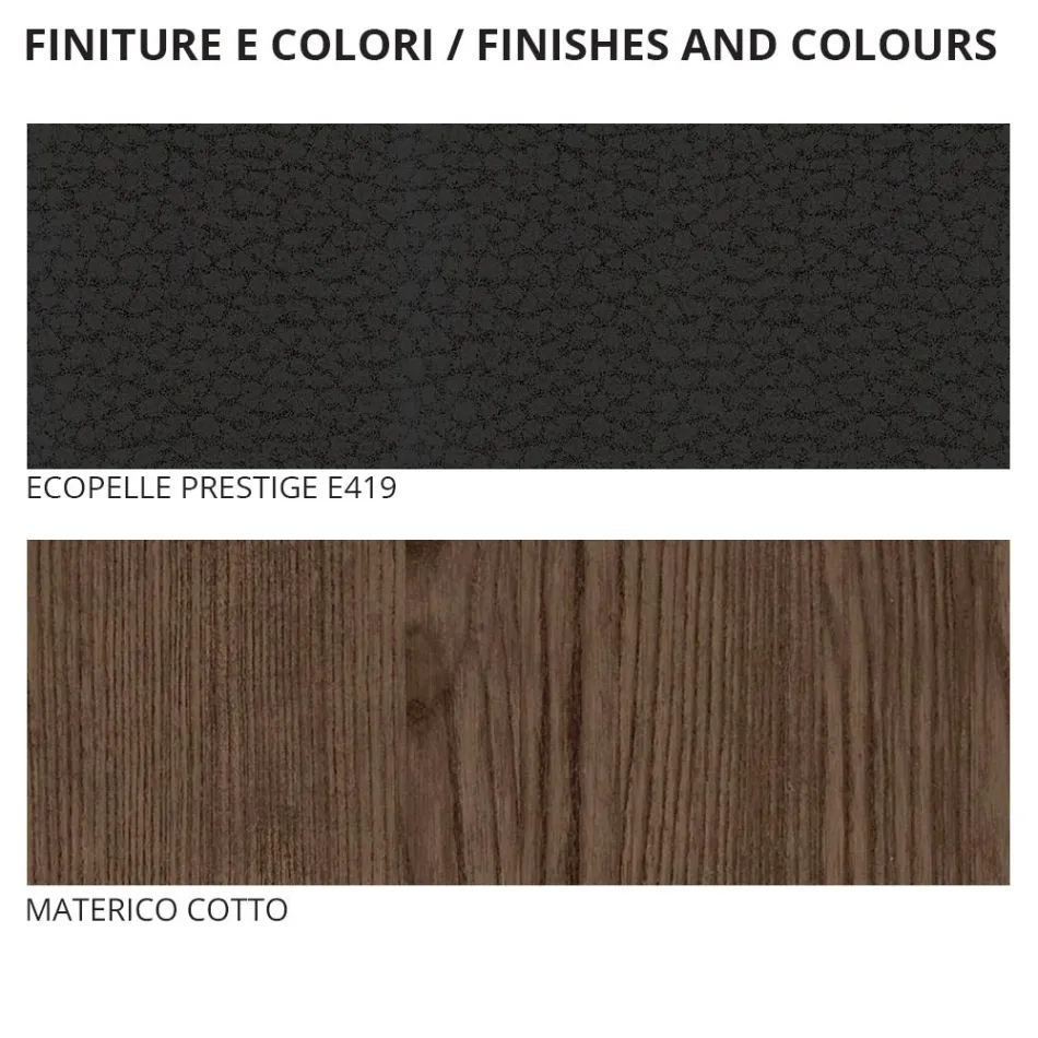 Chambre double 4 éléments Made in Italy Luxury - Gamma Viadurini