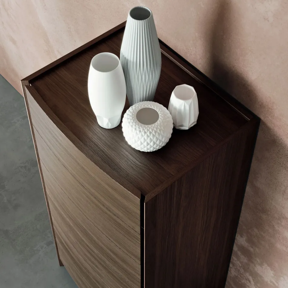 Chambre double 4 éléments Made in Italy Luxury - Gamma Viadurini