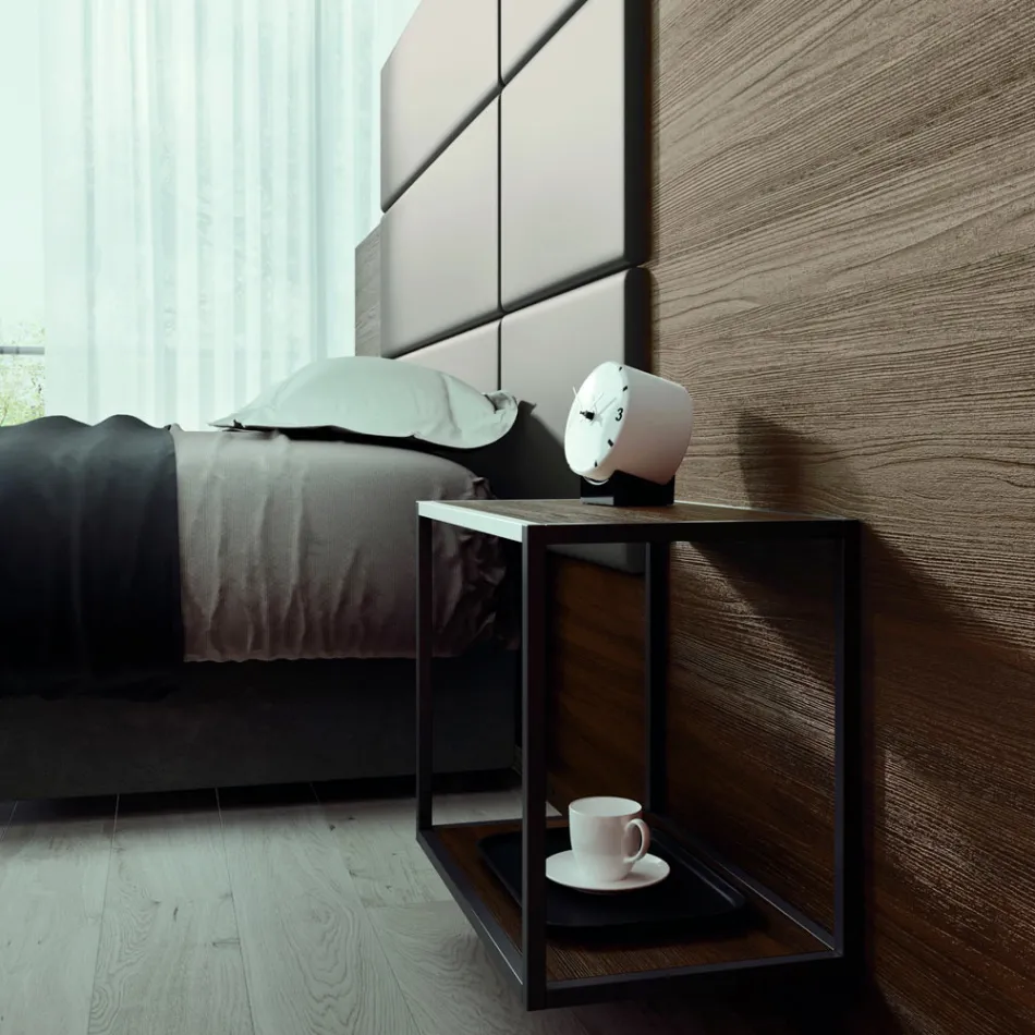 Chambre double avec 5 éléments de luxe Made in Italy - Emerald Viadurini