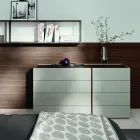 Chambre double avec 5 éléments de luxe Made in Italy - Emerald Viadurini