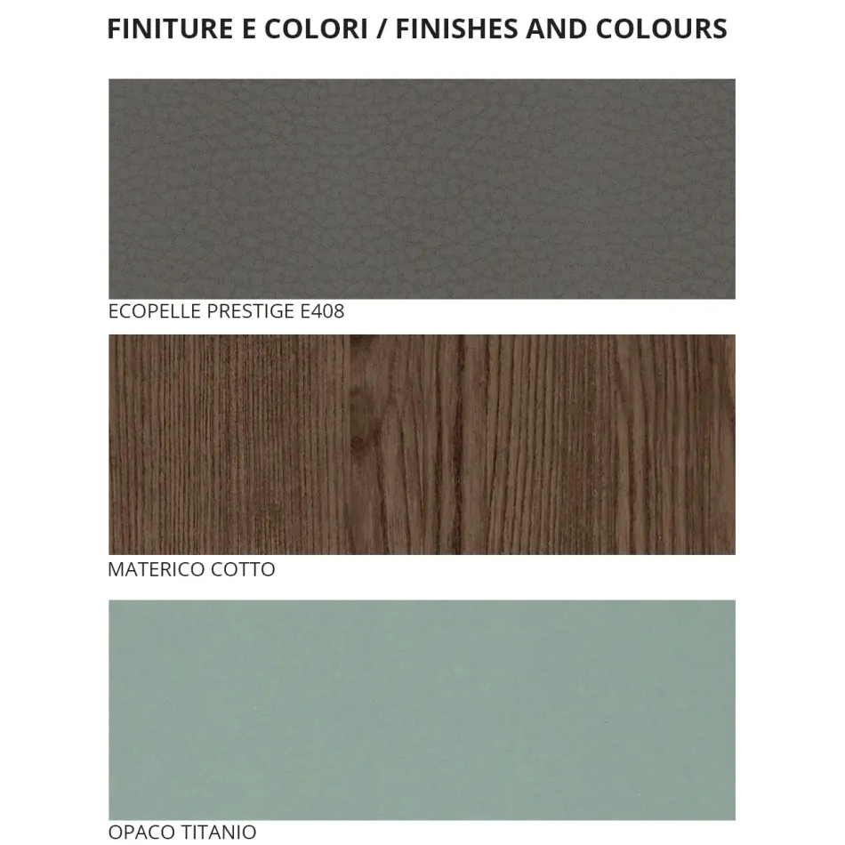 Chambre double avec 5 éléments de luxe Made in Italy - Emerald Viadurini