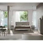 Chambre à coucher moderne avec 4 éléments de style moderne Made in Italy - Lusinda Viadurini