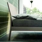 Chambre à coucher moderne à 5 éléments dans un style moderne fabriqué en Italie - Melodia Viadurini