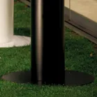 Cheminée au bioéthanol Dean Outdoor plancher en acier peint Viadurini