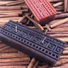 Bougie parfumée à la cannelle rectangulaire artisanale fabriquée en Italie - Alissa Viadurini