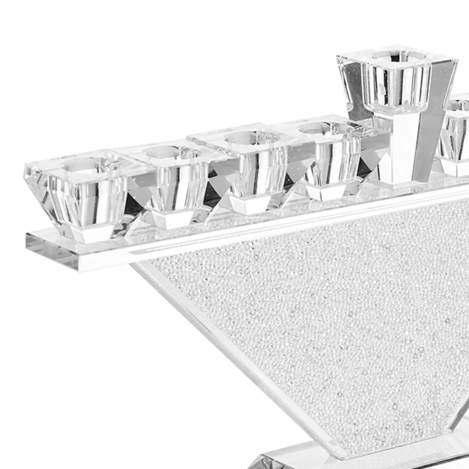 Candélabre en cristal à 9 flammes de design italien de luxe - Wanni Viadurini