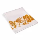 Toile de lin de l'artisanat italien avec motif imprimé à la main - Marques Viadurini