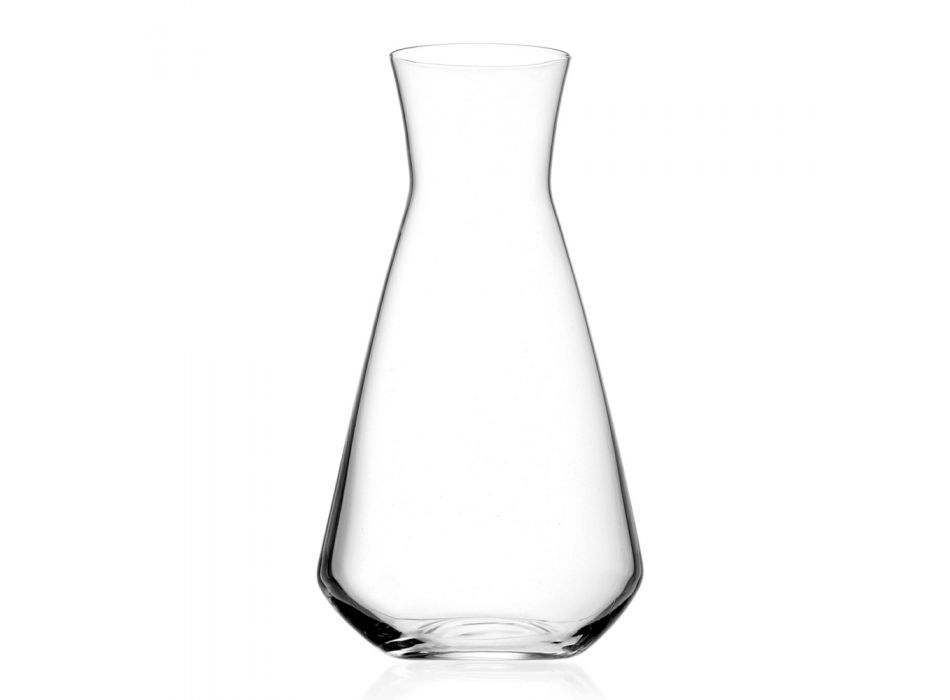 Carafe à eau en cristal écologique de conception italienne 2 pièces - Etera Viadurini