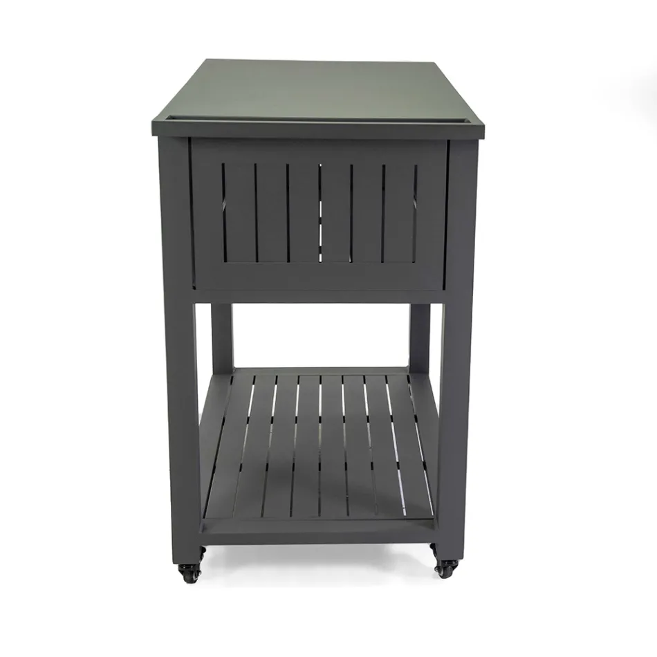 Chariot d'extérieur en aluminium peint avec différentes finitions - Hotel Viadurini