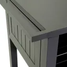 Chariot d'extérieur en aluminium peint avec différentes finitions - Hotel Viadurini