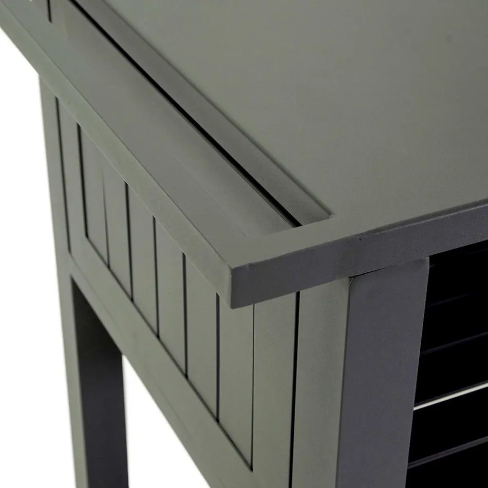 Chariot d'extérieur en aluminium peint avec différentes finitions - Hotel Viadurini