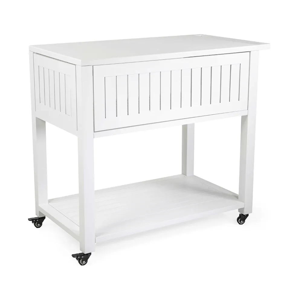 Chariot d'extérieur en aluminium peint avec différentes finitions - Hotel Viadurini