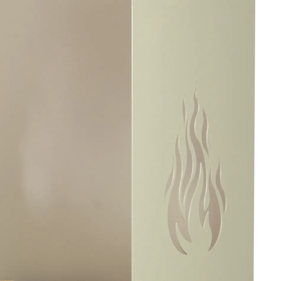 Chariot en bois avec tiroir et roulettes Made in Italy - Alpaga Viadurini